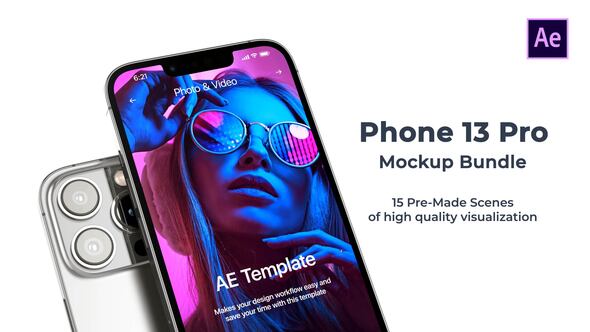 VideoHive Phone 13 Pro Mockup | App Promo 35117039