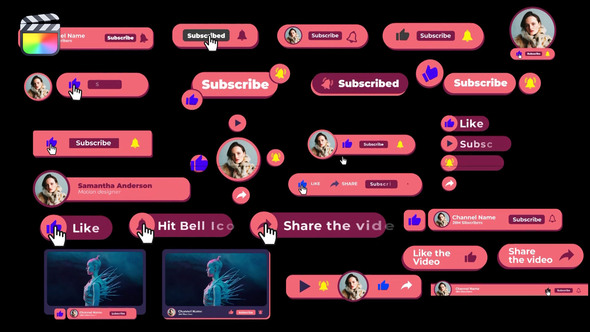 VideoHive Pop YouTube Subscriber Pack 37544208