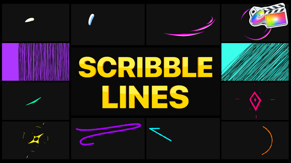 VideoHive Scribble Lines | FCPX 37317651