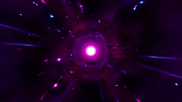 VideoHive Shining Star in Purple Space 38931603