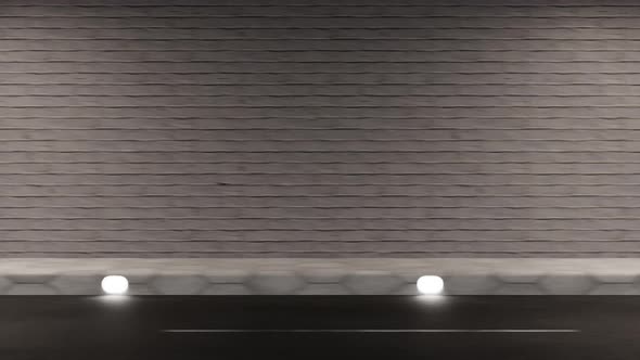 VideoHive Speed view in highway underground tunnel subway road with night lighting and motion blur 38960501