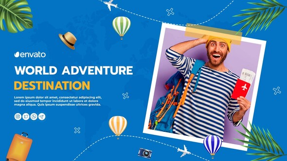 VideoHive Travel And Adventure Slideshow 37246511