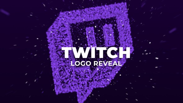 VideoHive Twitch Particles Logo Reveal 37212990