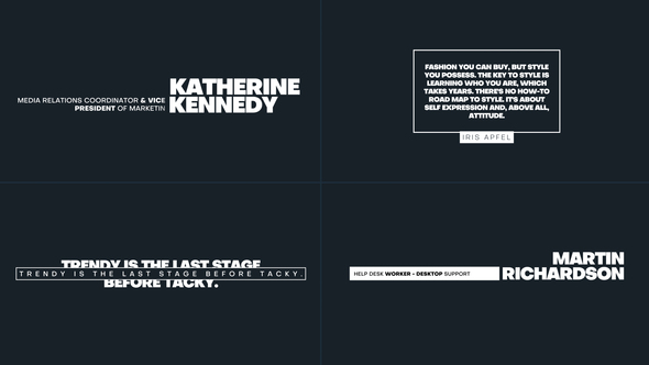 VideoHive Universal – Lower Thirds and Animated Titles 37500701