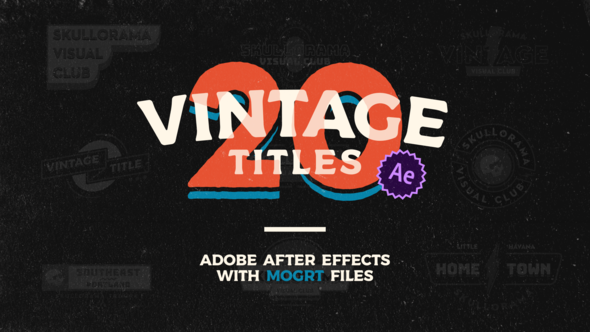 VideoHive Vintage Titles 29295349