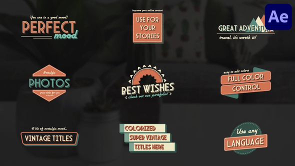 VideoHive Vintage Titles for After Effects 38122588