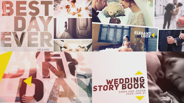 VideoHive Wedding Story Book 38035636