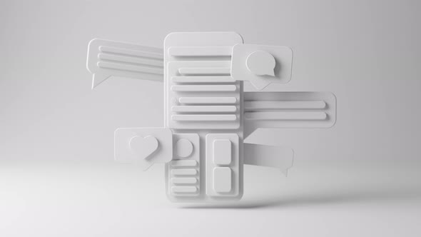 VideoHive White Mobile Interface 38987549