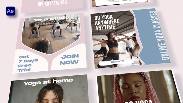 VideoHive YOGA-Social Media Posts 38183087