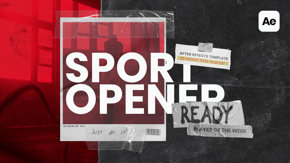 VideoHive Action Sport Opener for After Effects 37119356