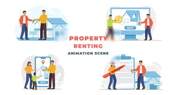 VideoHive After Effects Property Renting Animation Scene Template 39652765