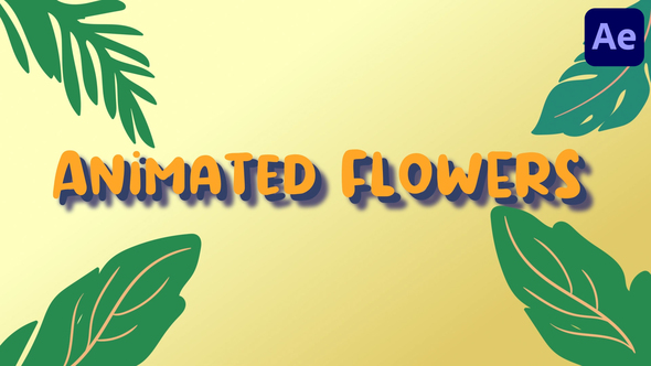 VideoHive Animated Flowers for After Effects 36682266