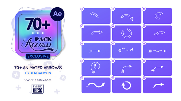 VideoHive Arrow Pack After Effects 36704697