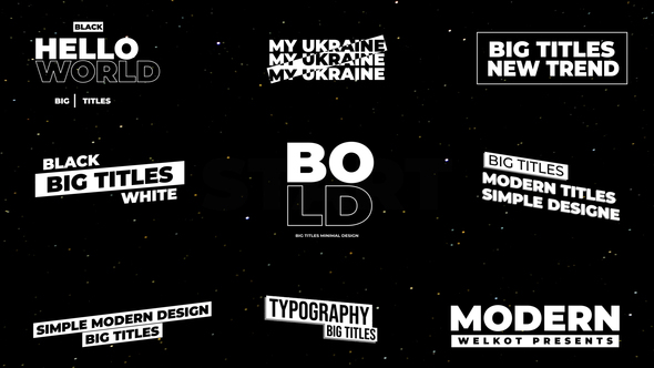 VideoHive Big Titles | After Effects 36930690