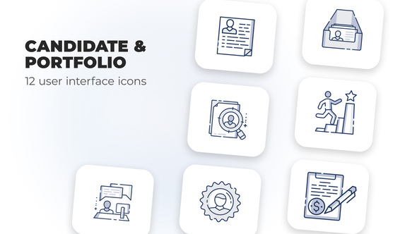 VideoHive Candidate & Portfolio-user interface icons 39695354