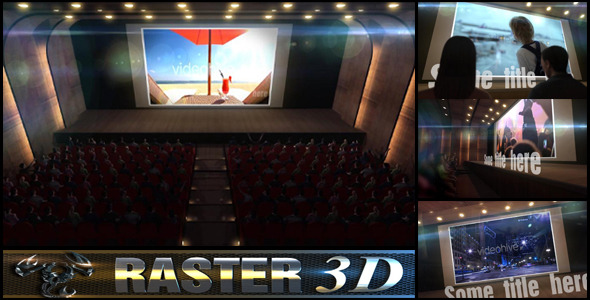 VideoHive Cinema Theater with Animated People 5959898