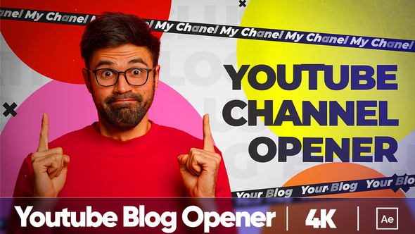 VideoHive Colorful Youtube Blog Opener 36721127