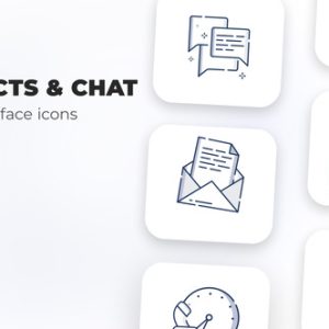Contacts & Chat- user interface icons