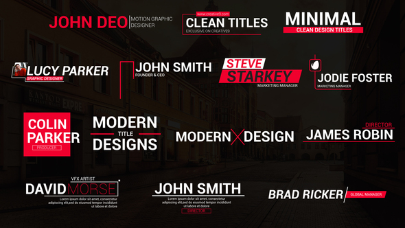 VideoHive Corporate Promotion Titles 39634180