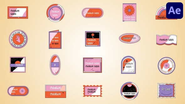 VideoHive Creative Titles for After Effects 36814667