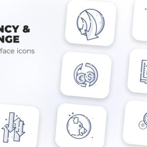 Currency & Exchange- user interface icons