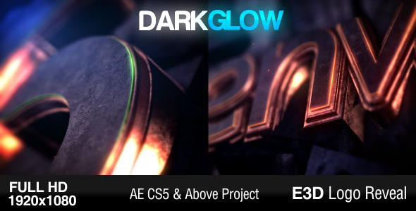 VideoHive Dark Glow Logo Reveal 6387769