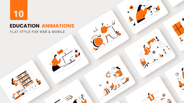VideoHive Education School Animations - Flat Concept 37101900