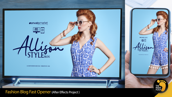 VideoHive Fashion Blog Fast Opener 36655766