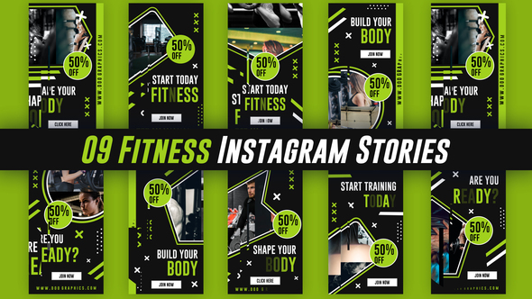 VideoHive Fitness Instagram Stories 36652202