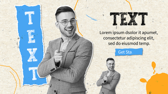 VideoHive Funky Paper Slideshow 36650602