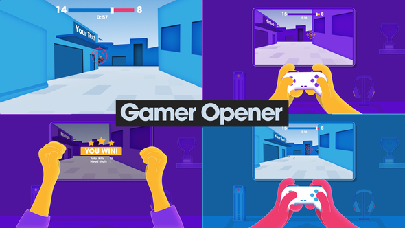 VideoHive Gamer Opener 40458425