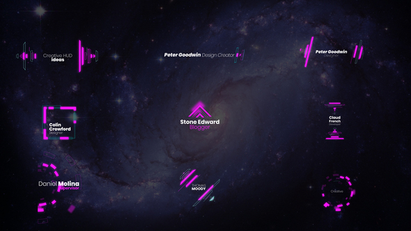 VideoHive HUD Space X Lower Thirds 36566353