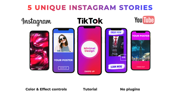 VideoHive Instagram Stories Clean and Modern 03 36632521