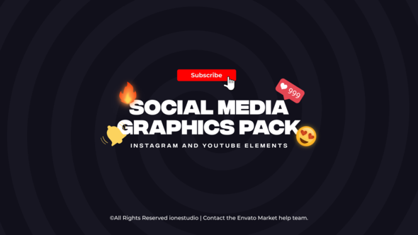 VideoHive Instagram & Youtube Elements | Social Media Pack 36557218