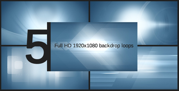 VideoHive Logo Backdrop Corporate ( 5 Pack ) 3537694