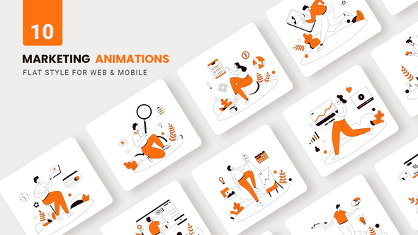 VideoHive Marketing Agency Animations - Flat Concept 36766380