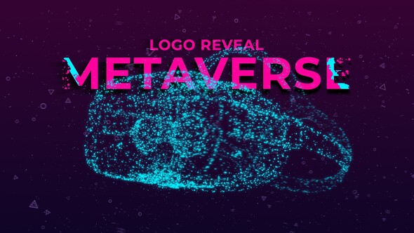 VideoHive Metaverse VR Glasses Logo Reveal 37076287