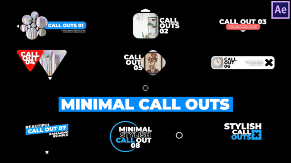 VideoHive Minimal Call Outs 37131843