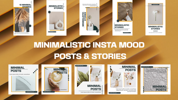 VideoHive Minimalistic Insta Mood Posts 40517759