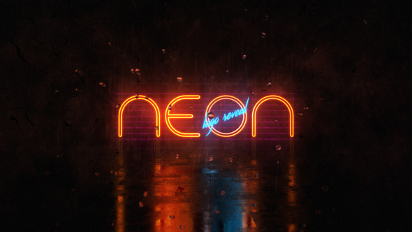 VideoHive Neon Logo Reveal 21667843