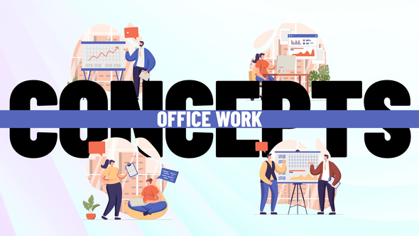 VideoHive Office work – Scene Situation 36653965