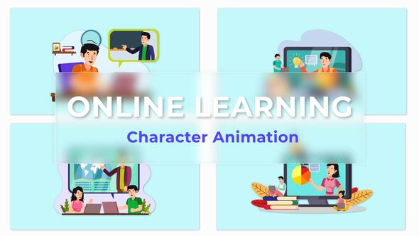 VideoHive Online Learning Animation Scene Pack 36814352