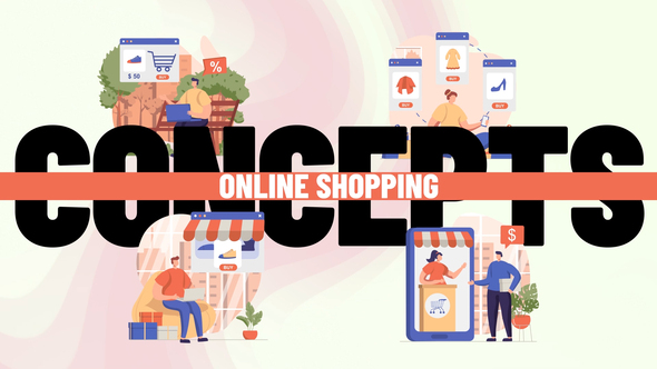 VideoHive Online shopping - Scene Situation 36653973