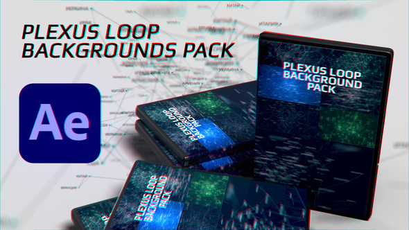 VideoHive Plexus Loop Backgrounds Pack - After Effects 36837186