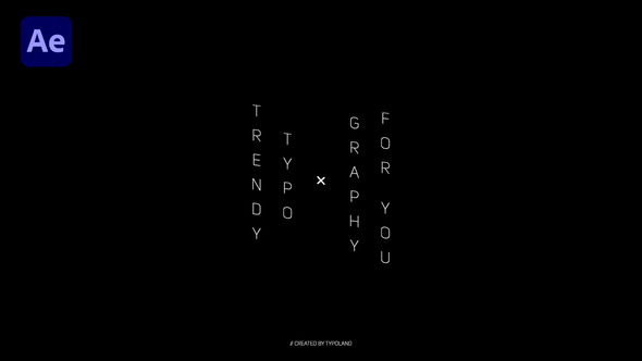 VideoHive Trendy Titles 36570598