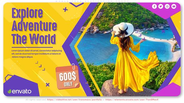 VideoHive World Tour Destination Promo 36759686