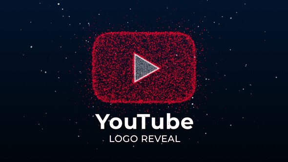 VideoHive Youtube Particles Logo Reveal 37076367