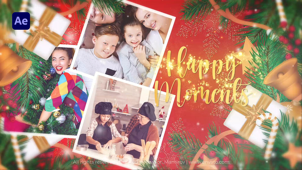 Merry Christmas Slideshow - Videohive Free Download 41831679
