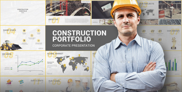 VideoHive Construction Portfolio Presentation 12238910