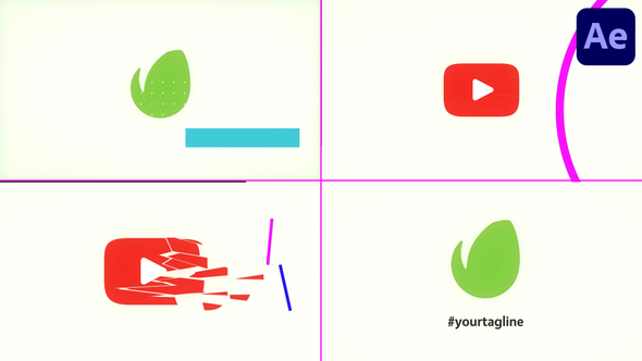 VideoHive Abstract Minimal Logo for After Effects 48798683